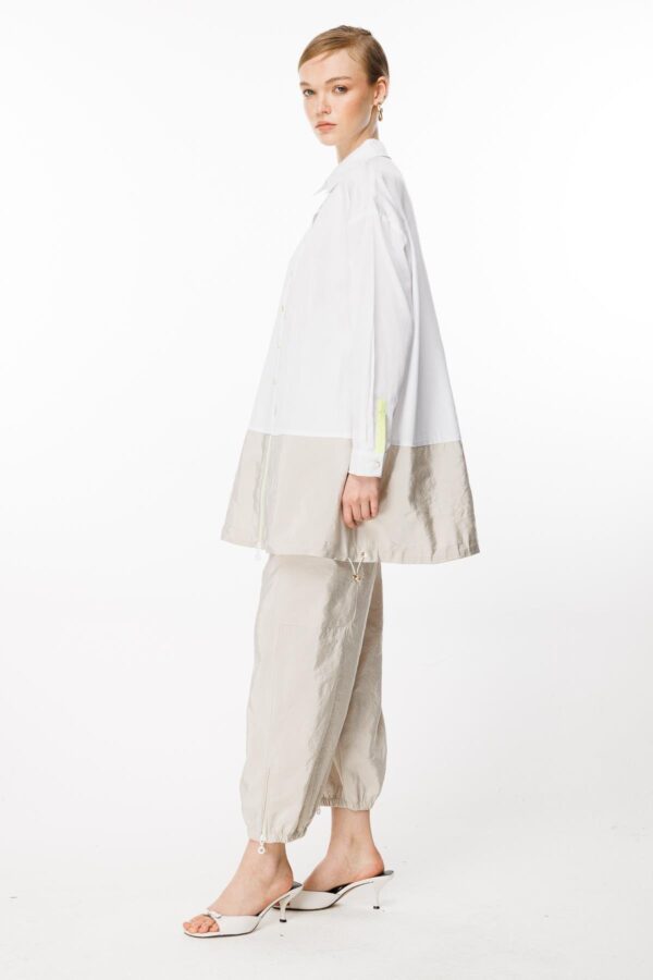 Ghisa Kombinli Tunik Pantolon Takımı BEYAZ TAŞ - Image 5