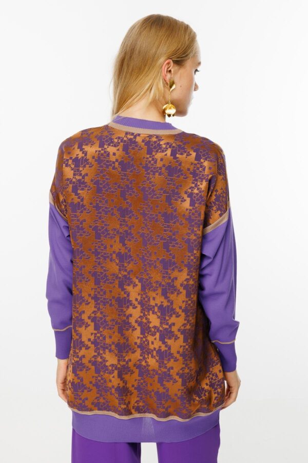 Ghisa ribana detaylı camel tunik - Görsel 3