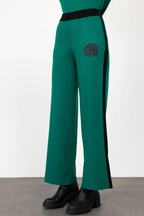 EKOL ON TAŞ BASKILI TRİKO PANTALON - Image 6