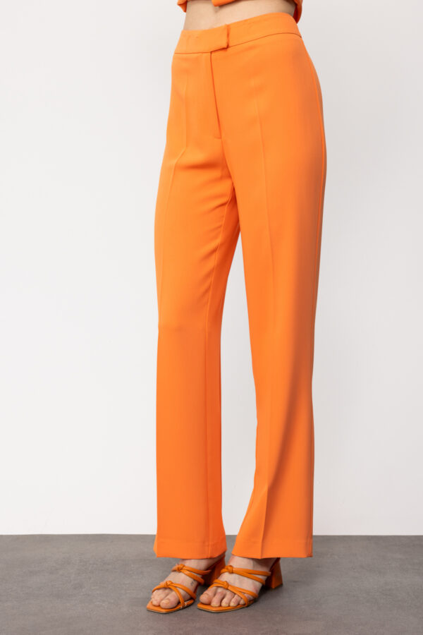 EKOL YÜKSEK BEL BOL PAÇA CEPSİZ PANTALON - Image 5