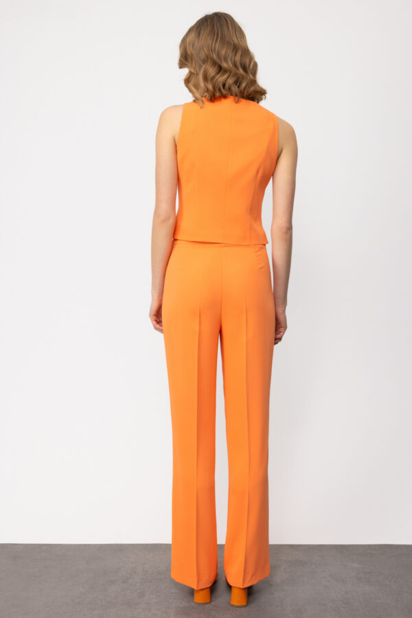 EKOL YÜKSEK BEL BOL PAÇA CEPSİZ PANTALON - Image 6