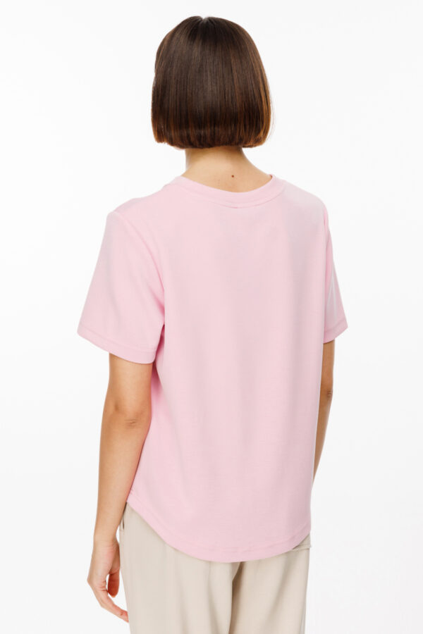 EKOL ON ÖNÜ METAL AKSESUARLI BLUZ PEMBE - Image 6