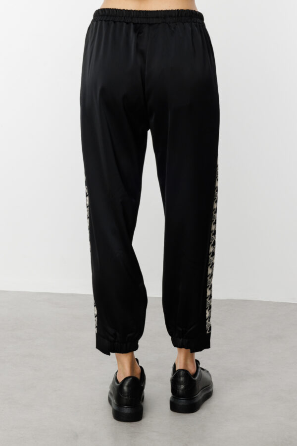 EKOL ON PAÇASI LASTİKLİ PANTALON SİYAH - Image 7