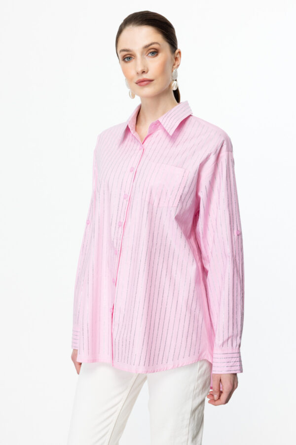 EKOL ON TAŞLI GÖMLEK PEMBE - Image 4