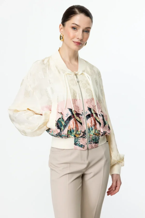 EKOL ON RİBANALI CEKET PEMBE - Image 3