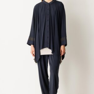 GHİSA YARASA KOL TAKIM LACİVERT