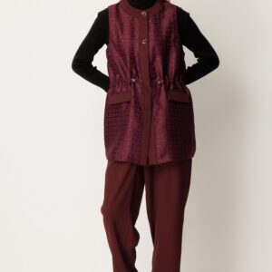 Ghisa Yelek Pantolon Takım MÜRDÜM