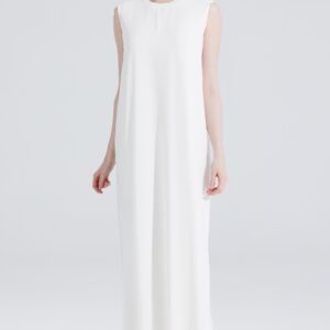 TIG TRİKO KOLSUZ SIFIR YAKA ELBİSE