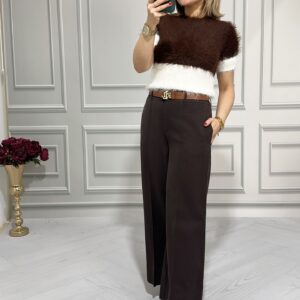 SENTEZ PUMA KISA GENİŞ PAÇA PANTOLON